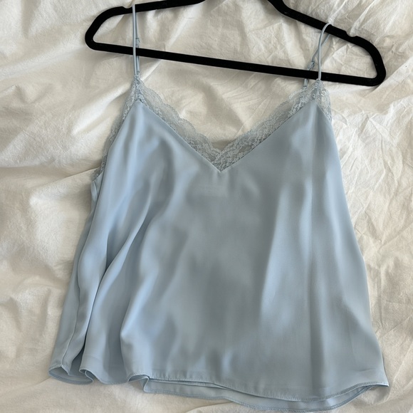 Like New Aritzia Babaton Ambre Lace Camisole Powder Blue Medium - Picture 5 of 5